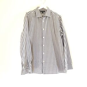 Banana Republic Men’s Plaid twill button up Shirt Slim fit size XL